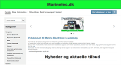 Desktop Screenshot of marinelec.dk